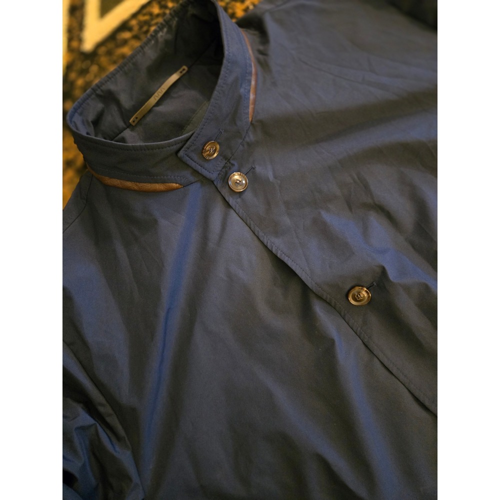 Eduard Dressler Gore-Tex Navy Blue Car Rain Coat Jacket Mens Size 33 Excellent!